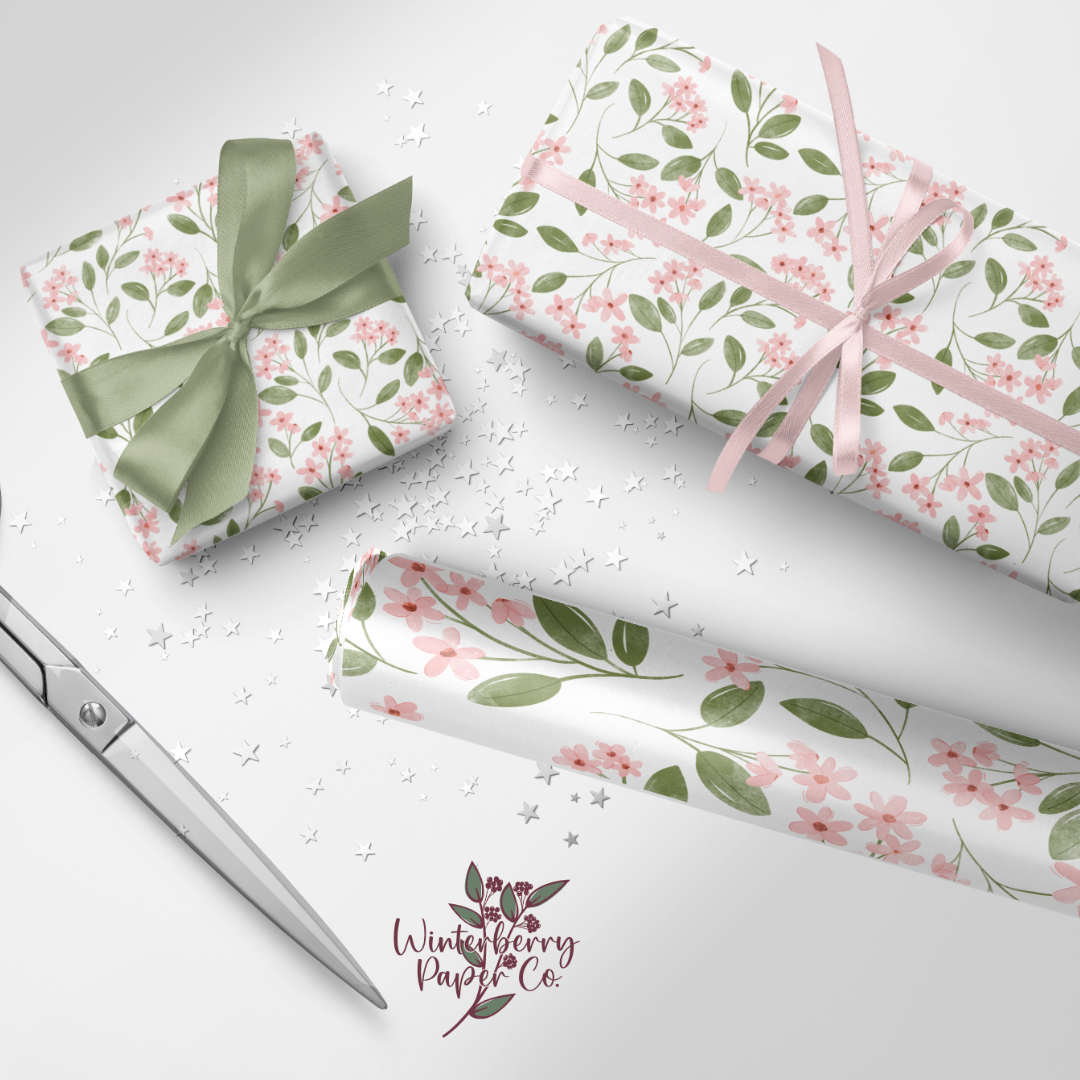 Winterberry Wrapping Paper